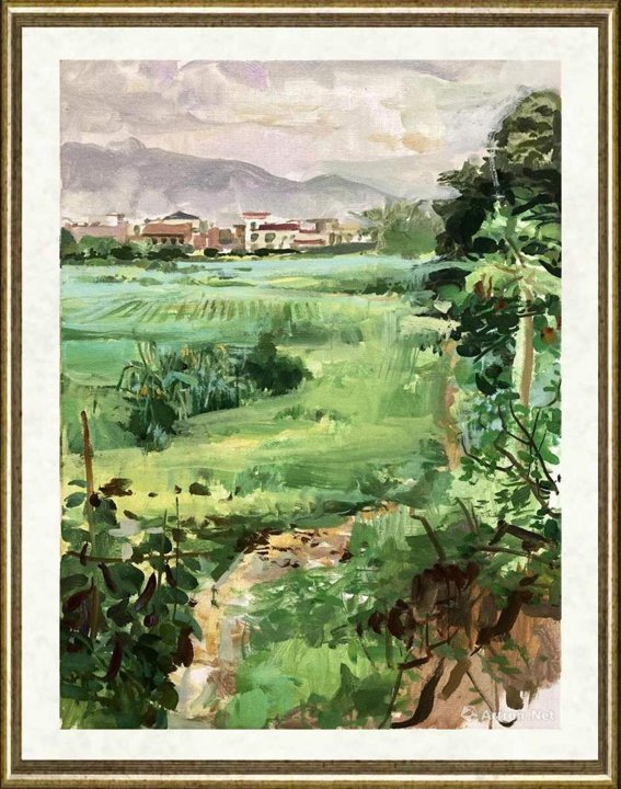 钟耕略_雨中的田野（Field in the Rain）
